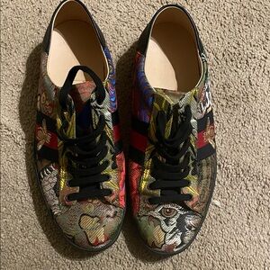 Gucci Men's Multicolor Graphic Sneakers